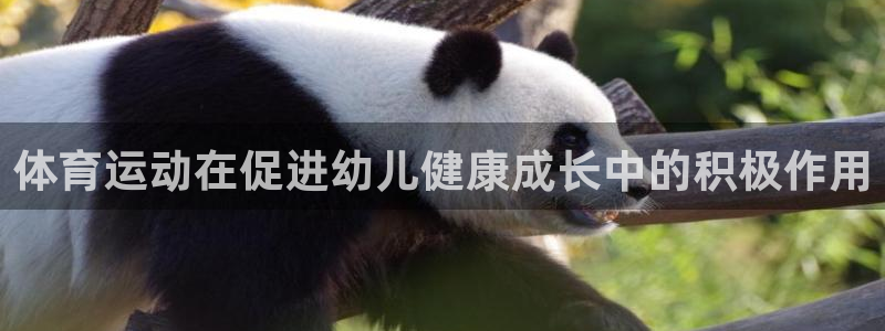 ug环球官网登录入口：体育运动在促进幼儿健康成长中的积极作用